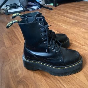 Platform Doc Martens. Size 5
